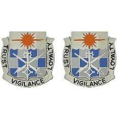 101st Military Intelligence Battalion Unit Crest (Trust Vigilance Loyalty)